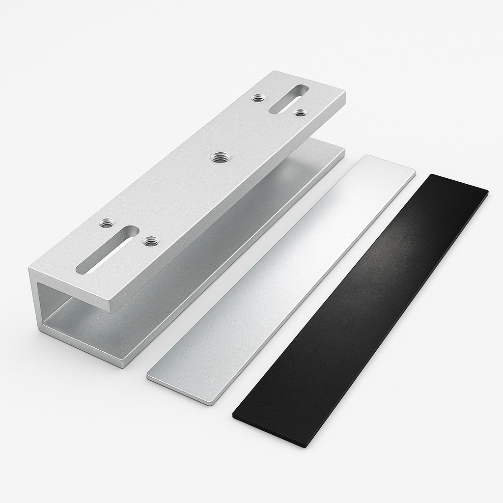 OBG0422 / U Bracket for 180Kg Magnetic Lock (For Glass Doors)